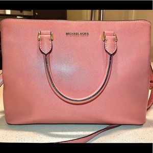 Michael Kors Large Pink Satchel Handbag
